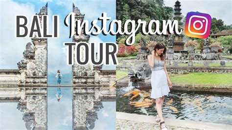 going on an instagram tour ⎮bali swing rice terraces temples⎮bali trip 2018 youtube