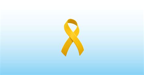 While most people who buy, make and wear ribbons are those who have survived or know someone Lazo conmemorativo Emoji 🎗️