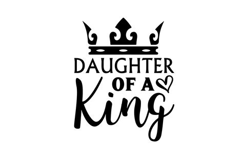 Daughter Of A King Svg Cute File Graphic By Svghome60 · Creative Fabrica