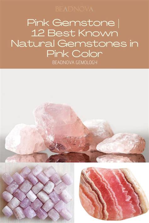 Pink Gemstone 12 Best Known Natural Gemstones In Pink Color