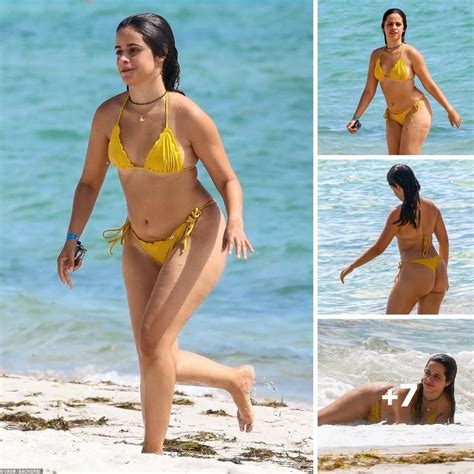 Camila Cabello Puts On A Very Cheeky Display In Thong Bikini As She