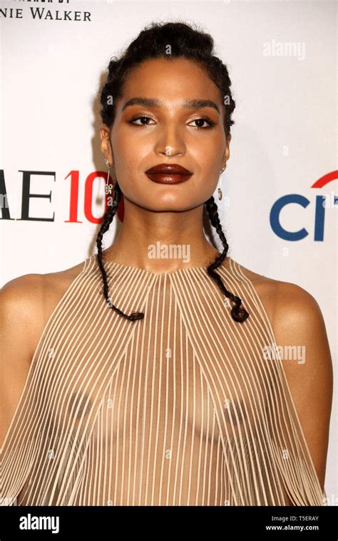 April 23 2019 New York City New York Us Actor And Model Indya