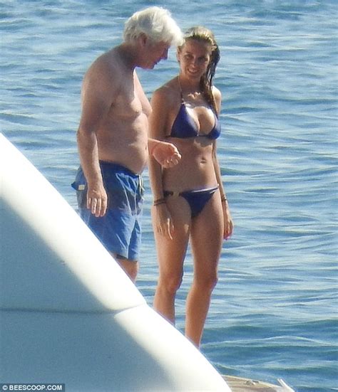 Richard Gere S Girlfriend Alejandra Silva Shows Body In Tiny Purple Bikini Daily Mail Online