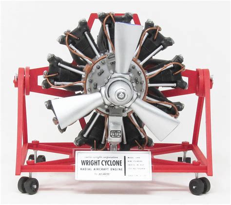 112 Wright Cyclone Radial Engine C9he Model Kit