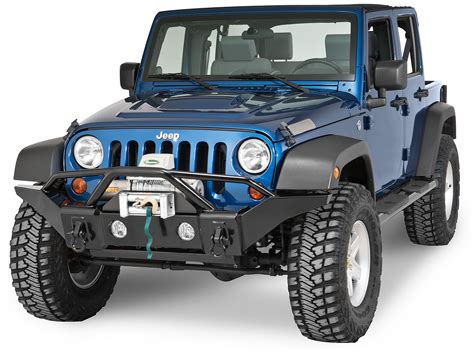 Rampage Products Front Recovery Bumper For 07 18 Jeep Wrangler Jk