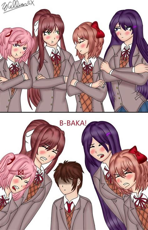 Pin By Анна On Doki In 2020 Literature Club Anime Funny