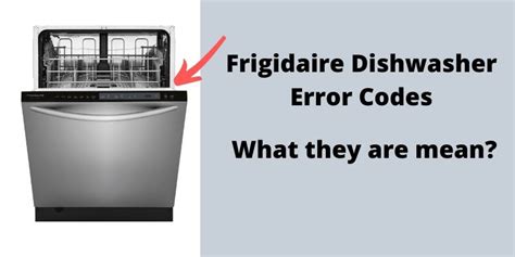 Frigidaire Dishwasher Repair Naples Appliance Doctor