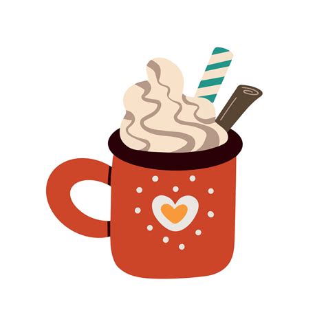 Hot Chocolate Cup Vector Art Icons And Graphics For Free Download