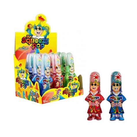 Funny Candy Mr Squeeze Pop 80 Gr