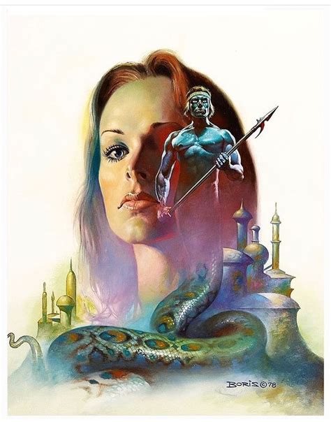 Cover Art For “the Serpent” 1978 Paperback Novel Art By Boris