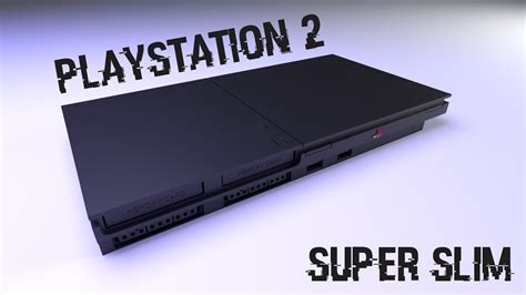 Artstation Playstation 2 Super Slim In Development 02