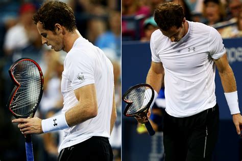 Andy Murray Smashes His Racquet In The 2015 Us Open Irish Mirror Online