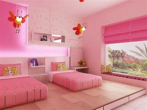 Best bedrooms for girls tan and pink. Lovely Twin Bedroom Designs For Girls