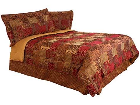 Croscill Galleria 4 Piece California King Comforter Set Cal Red