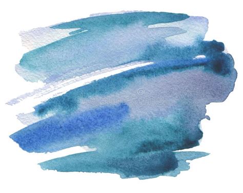 Abstract Watercolor Brush Strokes Painted Background Texture Pa Vector
