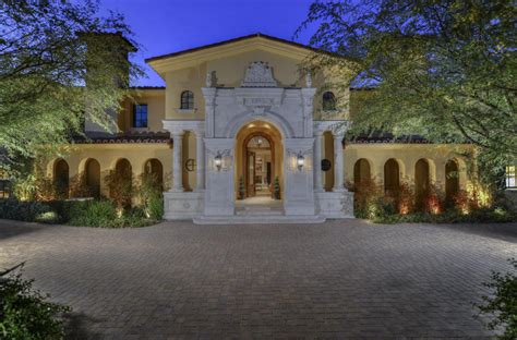 115 Million 14000 Square Foot Mansion In Scottsdale Az Homes Of