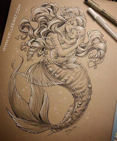 Update 83 Mermaid Sketch Best In Eteachers