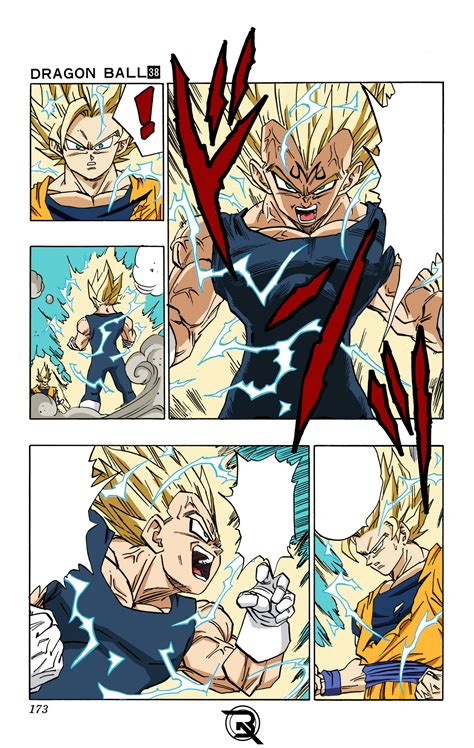 Goku Vs Majin Vegeta Manga By Thejokermonge On Deviantart
