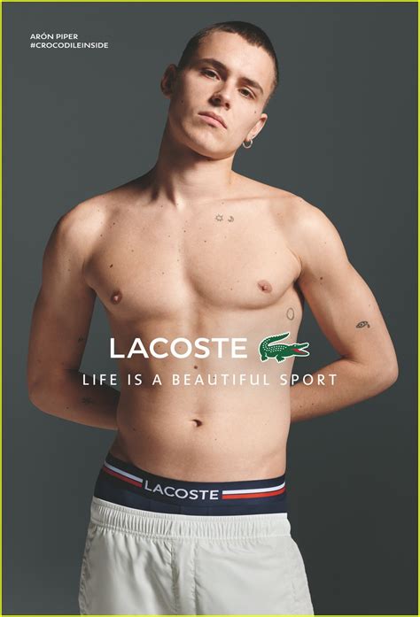 Elite S Ar N Piper Debuts Lacoste Underwear Campaign Photo Shirtless Photos Just