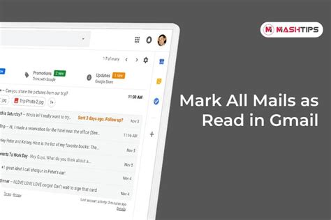 How To Mark All Mails As Read In Gmail Mashtips