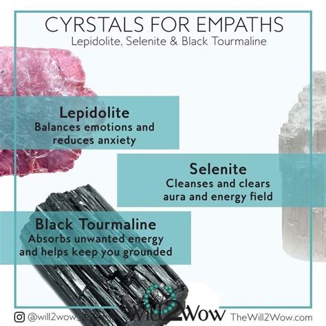 Crystals For Empaths Crystal Healing Stones Crystals Stones And