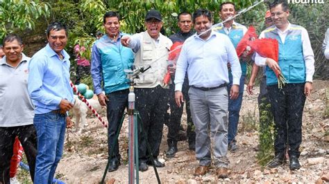 Inauguración de la obra Mejoramiento y Ampliación del Servicio de Agua