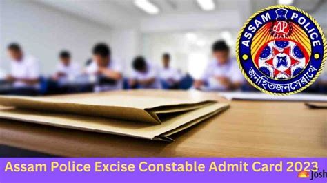 Assam Police Excise Constable CWT Admit Card 2023 OUT Slprbassam In