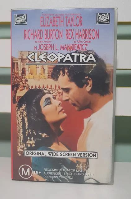 Cleopatra Original Widescreen Version Vhs Video Fox Video Two Tapes £