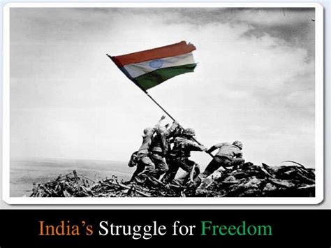 Indias Struggle For Freedom