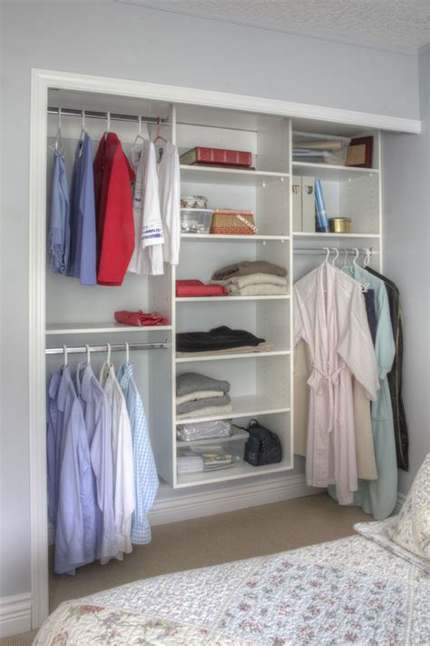 Keep your closet neat and organized with a closet organizer. 9 Storage Ideas For Small Closets | CONTEMPORIST