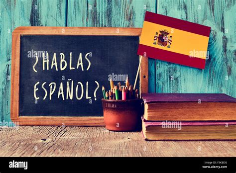 A Chalkboard With The Question Hablas Espanol Do You Speak Spanish