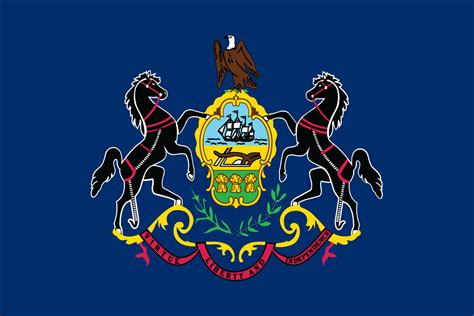 Pennsylvania State Flag Liberty Flag And Banner Inc