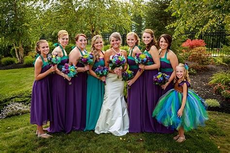 Teal And Purple Wedding Dresses Lili Satterfield