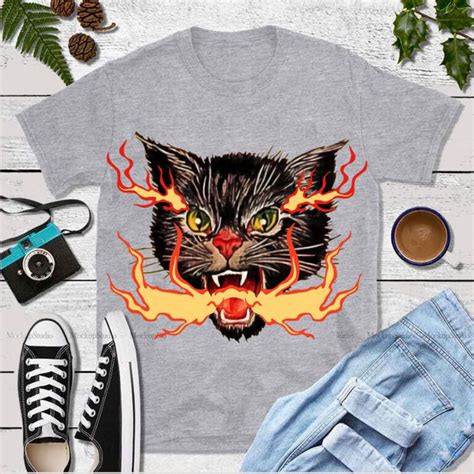 Rage Of Mad Cats T Shirt Design Template Vector Rage Of Mad Cat Png
