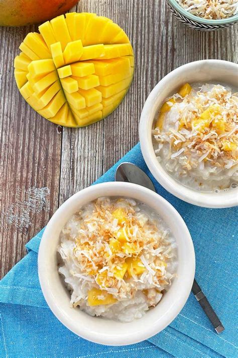 Coconut Mango Rice Pudding Recipe