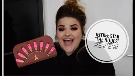 Jeffree Star Cosmetics In The Nude Vol 1 Lip Swatches And Review
