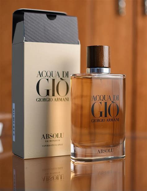Acqua Di Giò Absolu Giorgio Armani Cologne A Fragrance For Men 2018