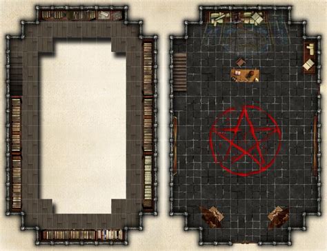 Asmodean Temple Ritual Chamber Dungeon Maps Fantasy Map Maker