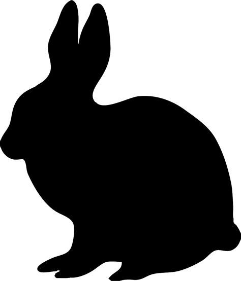 Bunny Silhouette Clip Art Clipart Best
