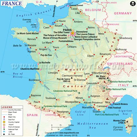 The following outline is provided as an overview and topical guide of france: france Map | France map, Europe map, France