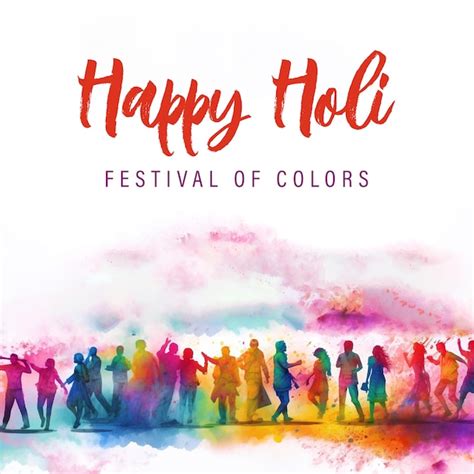 Premium Psd Psd Editable Happy Holi Festival Of Colors Illustration