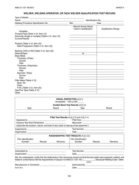 Sample Of Editable Welder Certificate Format In Word Fill Out And Sign