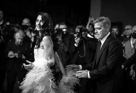 George Clooney And Amal Clooney Sweet Red Carpet Moment In London