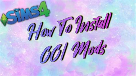 How To Install Sims 4 Custom Content And Mods The Sims 4 Youtube