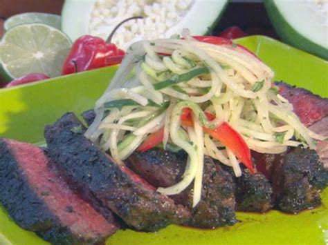 Maybe you would like to learn more about one of these? Jerk Rubbed Rib-Eye with Green Papaya Relish : Recipes ...