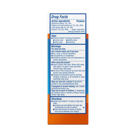 Zicam Powerful Allergy Relief Non Drowsy Liquid Nasal Spray 05 Oz