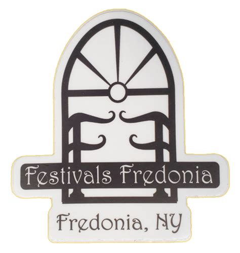 Festivals Fredonia Logo Sticker Festivals Fredonia