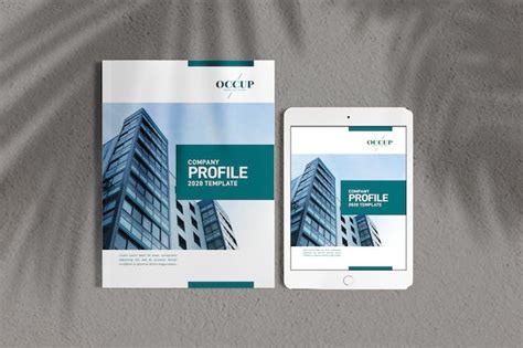 property real estate company profile design template place