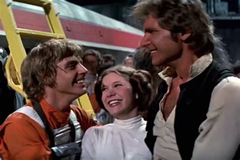 Star Wars A New Hope Luke Skywalker Princess Leia Organa Han Solo Force Awakens