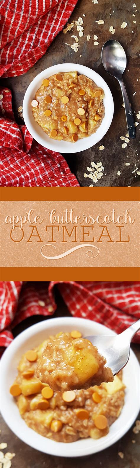 Soaking the raisins in warm water rehydrates. Apple Butterscotch Oatmeal | Food, Healthy breakfast recipes, Low calorie breakfast